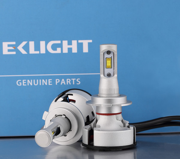 Reasonable price for Dual Color Led Headlight -
 Automotive bulb Led Car Headlight with high speed ball fan – EKLIGHT